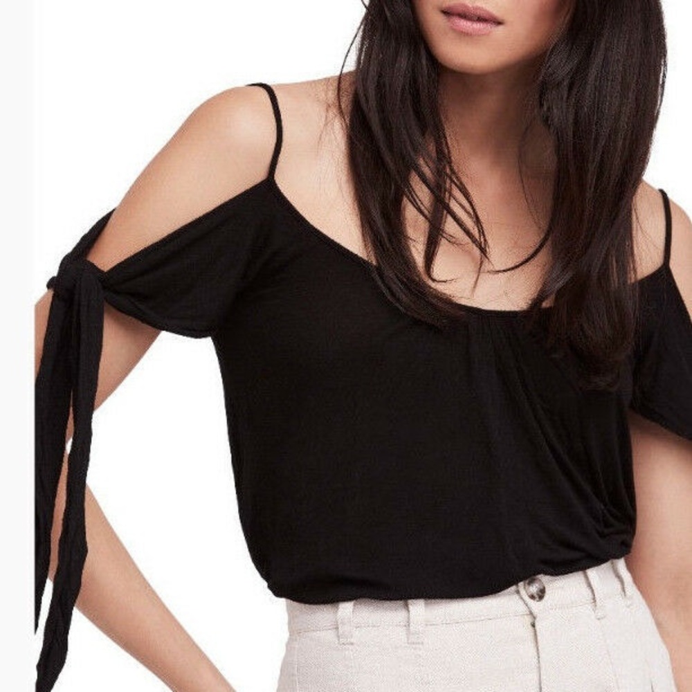 Free People Believe Me Cold Shoulder Top